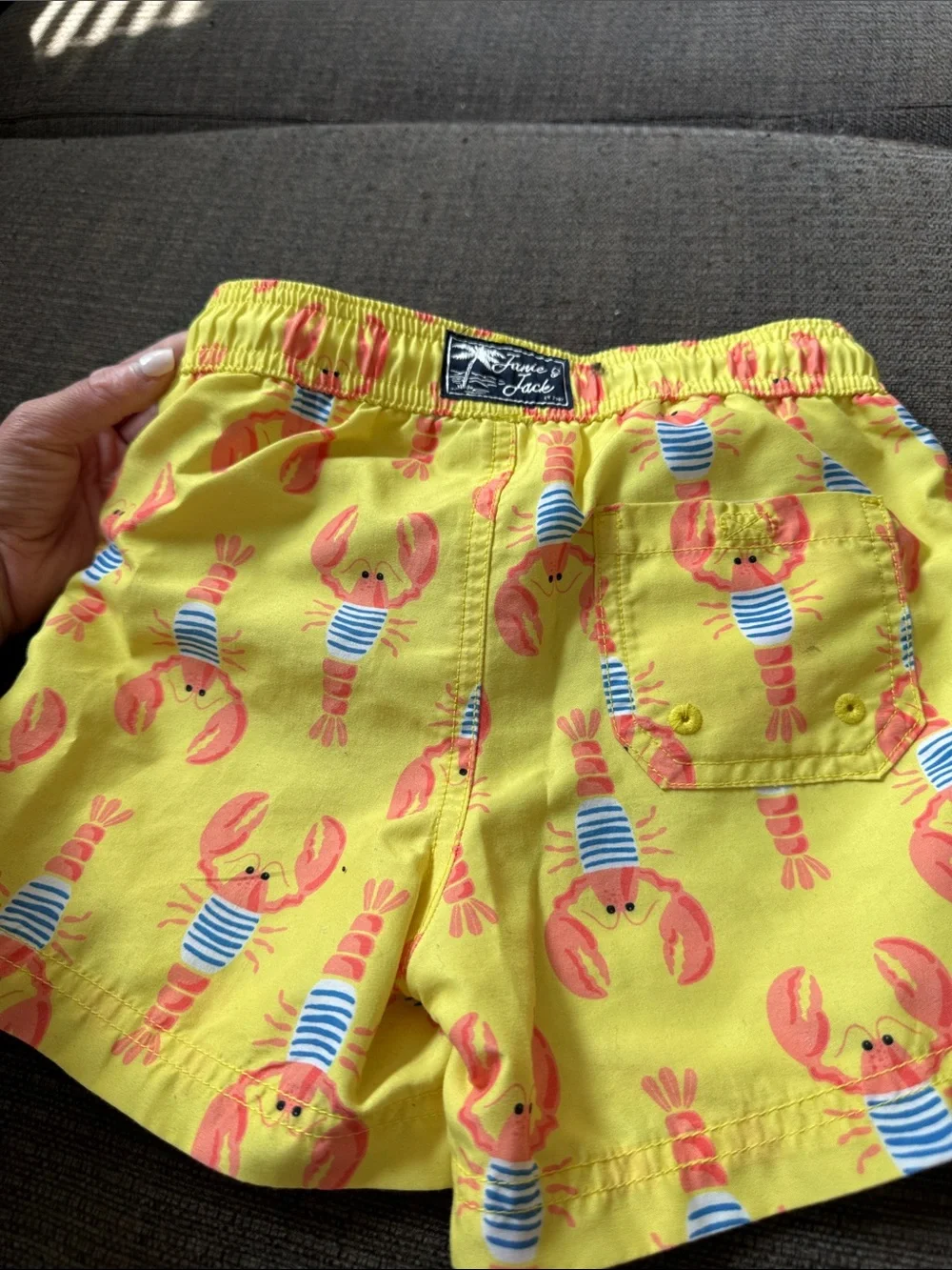 Janie & Jack boys swim trunks size 4